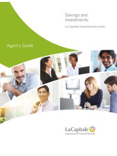Savings and Investments - La Capitale