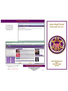 Joint Staff Portal - Joint Chiefs of Staff