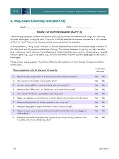 2. Drug Abuse Screening Test (DAST-10)
