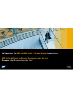 SAP S/4HANA Cloud for Finance Compliance as a …