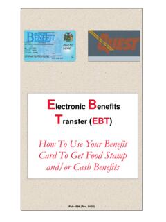 How To Use Your Benefit Card To Get Food Stamp and/or …