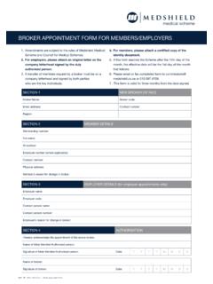 BROKER APPOINTMENT FORM FOR …