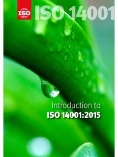 ISO 14001 - Introduction to ISO 14001:2015