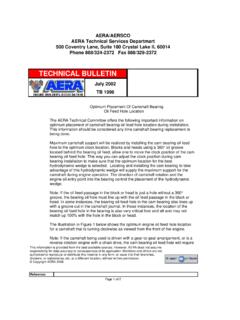 Technical Bulletin - Dura-Bond Bearing Company