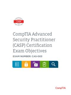 CompTIA Advanced Security Practitioner (CASP ...