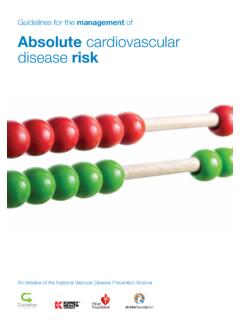 Absolute CVD Risk Full Guidelines - Heart Foundation