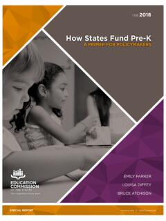 How States Fund Pre-K - Education Commission of the States