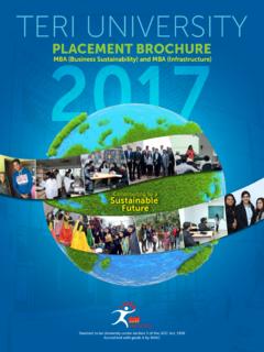 PLACEMENT BROCHURE 2017 - terisas.ac.in