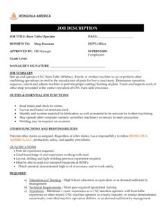 Job description template - hh-america.com