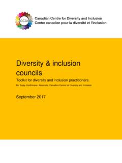 Diversity &amp; inclusion councils - CCDI