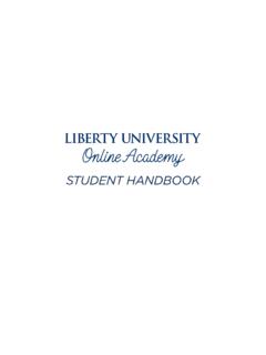 VISION, MISSION, PHILOSOPHY 1 - Liberty University