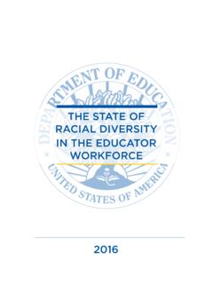The State of Racial Diversity in the Educator Workforce