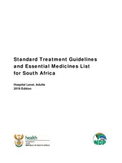 Standard Treatment Guidelines and Essential Medicines List ...