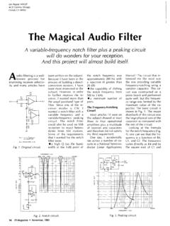 The Magica Audio Fil - N5DUX