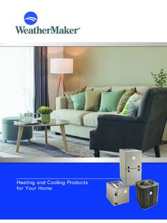 Heating and Cooling Products for Your Home