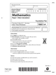 Level 1 / Level 2 GCSE (9–1) Mathematics