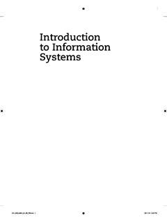Introduction to Information Systems - Pearson