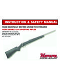 INSTRUCTION &amp; SAFETY MANUAL - Howa Rifles