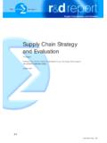 R&amp;D supply chain strategy - Project SIGMA