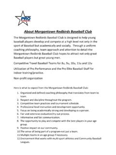 About Morgantown Redbirds Baseball Club - Pro …