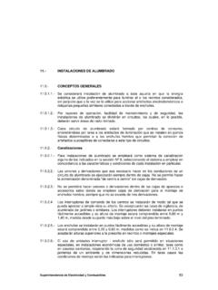 11.- INSTALACIONES DE ALUMBRADO CONCEPTOS …