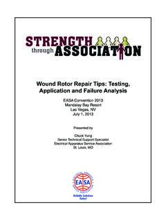 Wound Rotor Repair Tips: Testing, Application and …