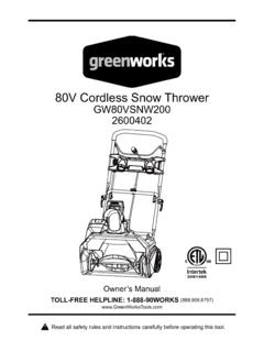 80V Cordless Snow Thrower GW80VSNW200 2600402