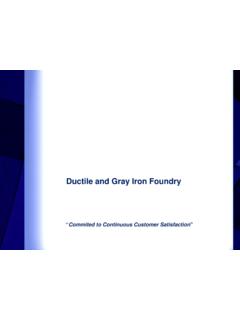 Ductile and Gray Iron Foundry