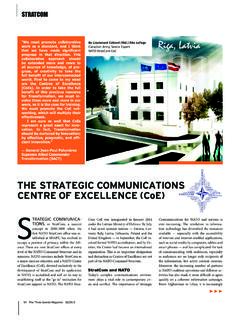 THE STRATEGIC COMMUNICATIONS CENTRE OF …