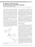 Quantification of Tea Flavonoids by High Performance ...