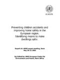 Preventing children accidents and improving …