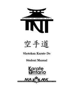 Shotokan Karate-Do Student Manual