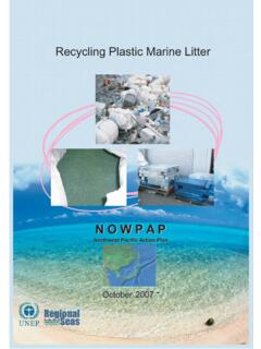 Recycling Plastic Marine Litter - cearac-project.org