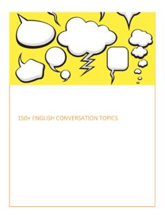 150+ ENGLISH CONVERSATION TOPICS - Lemon Grad