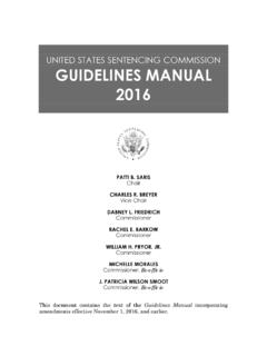 2016 U.S. Sentencing Guidelines Manual