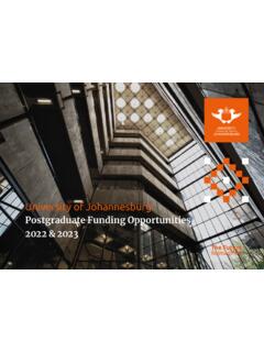Postgraduate Funding Opportunities 2022 &amp; 2023