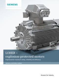 LOHER – explosion-protected motors