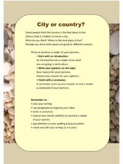 City or country? - National Assessment Program