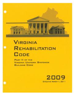 VIRGINIA DEPARTMENT OF HOUSING AND …