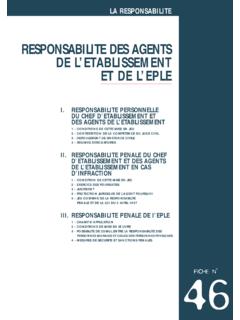 RESPONSABILITE DES AGENTS DE L ... - ddeeas.free.fr