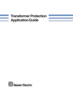 Transformer Protection Application Guide