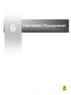 Chapter Operations Management 6 - acornlive.com