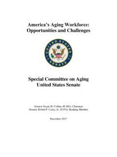 America’s Aging Workforce: Opportunities and ... - Senate