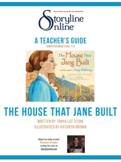 the house that jane built - Storyline Online