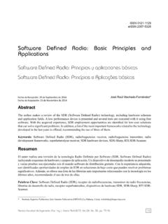 Software Defined Radio: Basic Principles and Applications