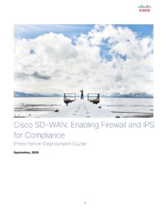 Cisco SD-WAN: Enabling Firewall and IPS for Compliance