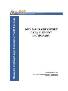 na DMV 349 CRASH REPORT DATA ELEMENT DICTIONARY eria