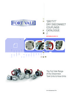 “DRYTYT” DRY DISCONNECT COUPLINGS CATALOGUE