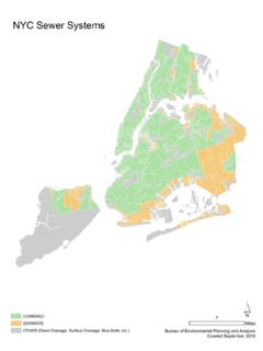 NYC Sewer Systems Miles Bureau of Environmental Planning ...