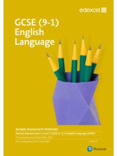 GCSE (9-1) English Language - Edexcel